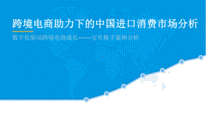 跨境电商助力下的中国进口消费市场分析.pptx