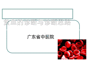 贫血的诊断与诊断思路2课件.ppt