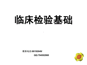 检专《临床检验基础》教案1血液生理血液标本采集精品PPT课件.ppt