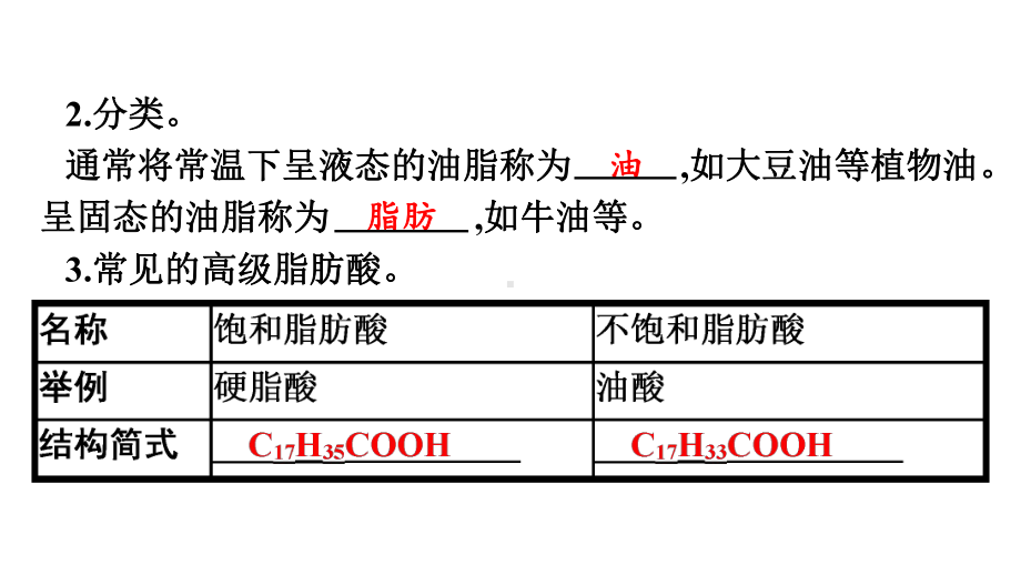 （2019）新人教版高中化学选择性必修三3.4第2课时油脂酰胺 ppt课件.pptx_第3页