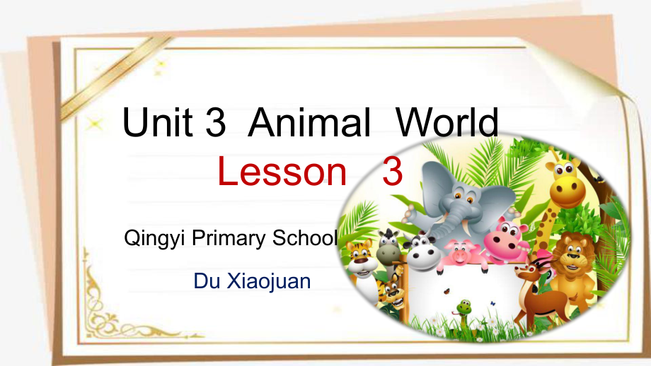 英语人教新起点六年级上册-Unit-3-Animal-world(Lesson-3)课件.pptx_第1页