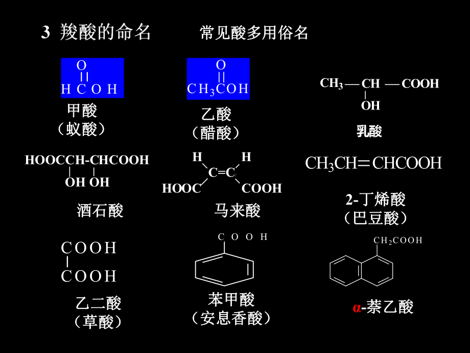 第三章第四节羧酸、羧酸衍生物第一课时羧酸（2019）新人教版高中化学高二选择性必修三.ppt_第3页