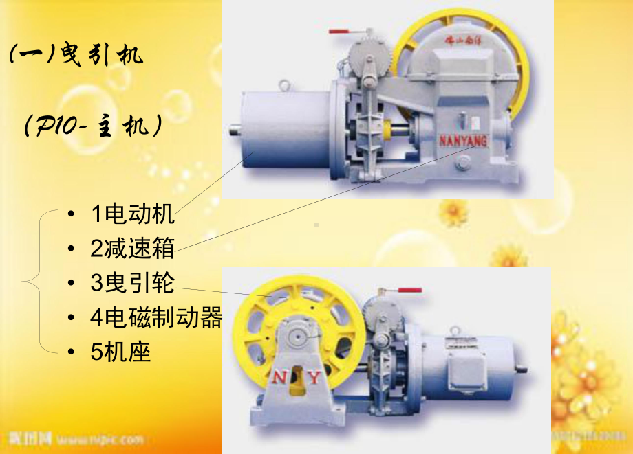 电梯部件工作原理及电气图解ppt课件.ppt_第1页