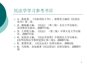 第一民法概述课件.pptx