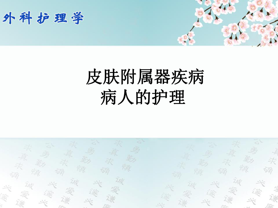 皮肤附属器疾病病人的护理课件.ppt_第1页