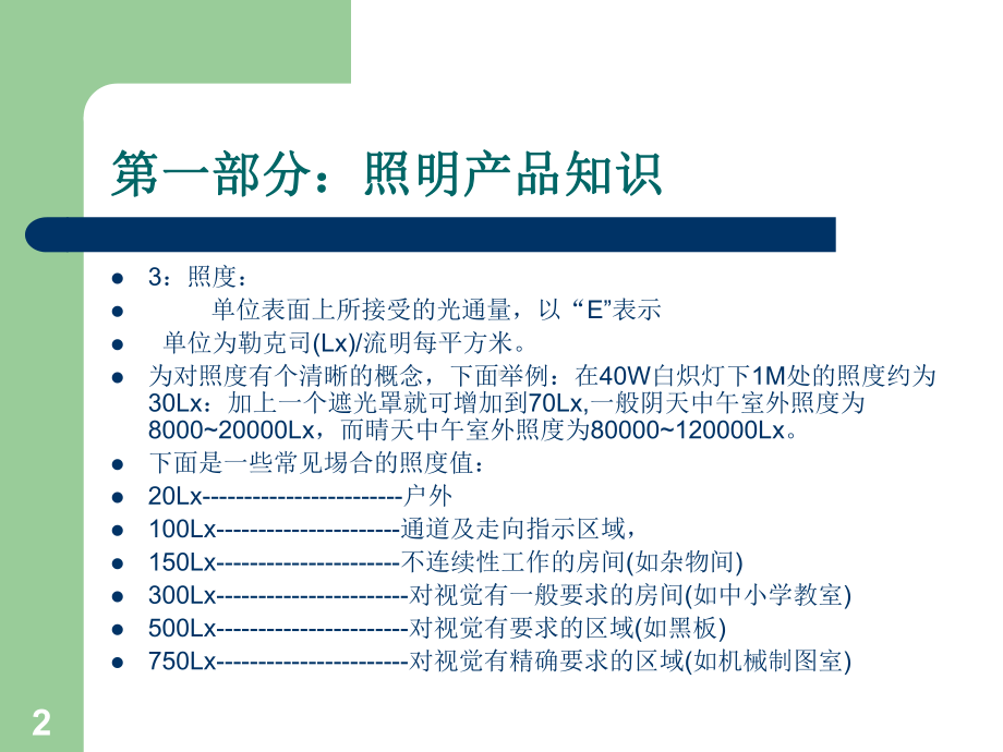 照明产品知识培训课件.ppt_第2页