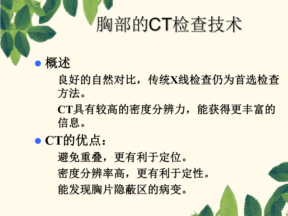 胸部CT检查技术与基本病变及解剖特点课件.ppt_第2页