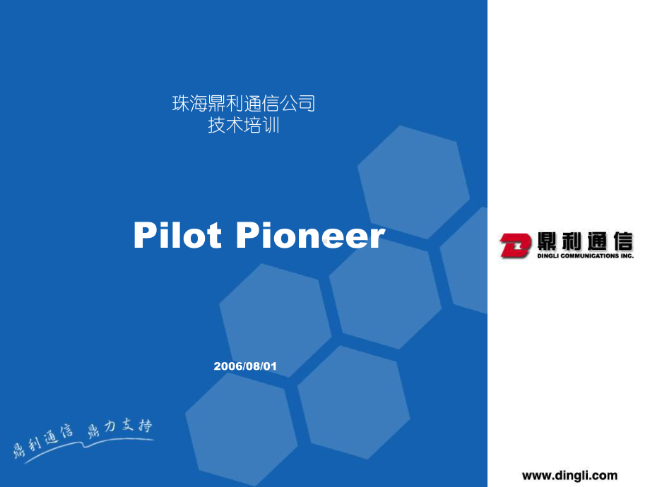 精编Pioneer培训资料课件.ppt_第1页