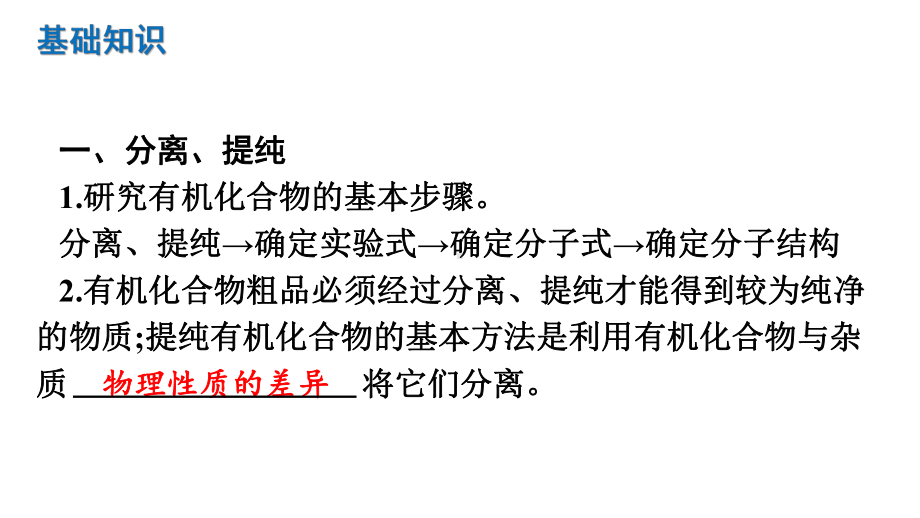 （2019）新人教版高中化学选择性必修三1.2研究有机化合物的一般方法 ppt课件.pptx_第2页