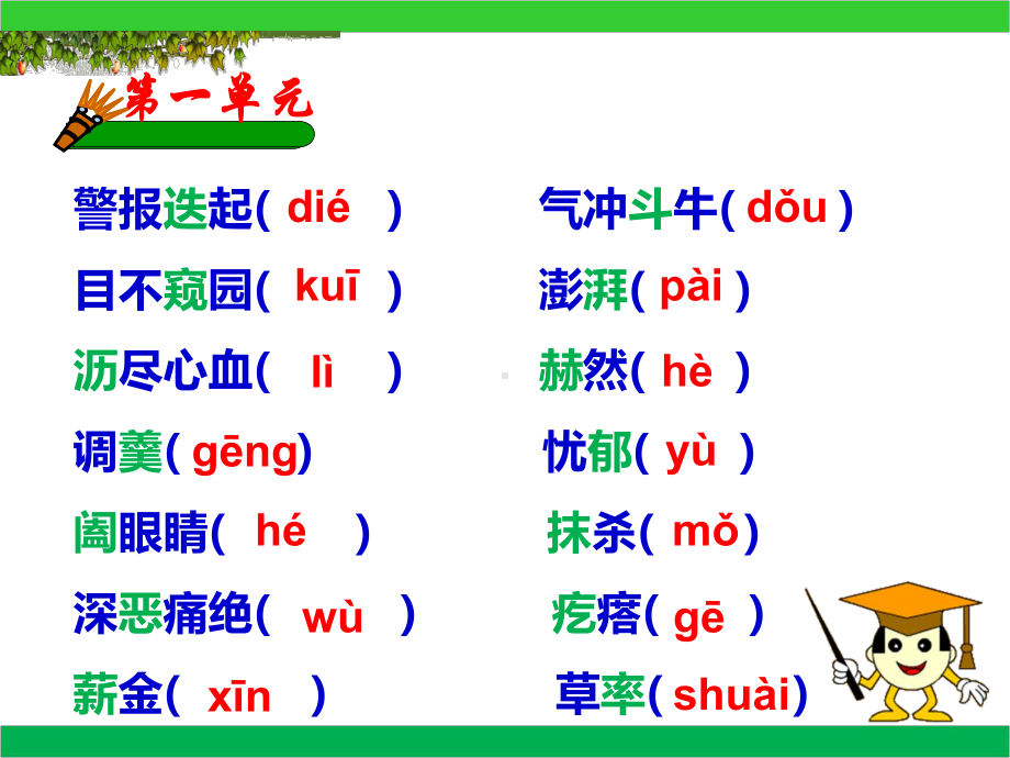 精品课件：人教版七年级下册语文期末专题复习.ppt_第3页