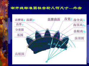 渐开线标准直齿圆柱齿轮的主要参数及几何尺寸课件.pptx