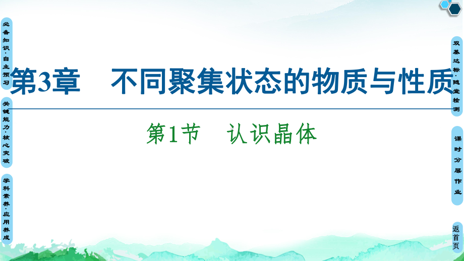 第3章第1节　认识晶体 ppt课件-（2019）新鲁科版高中化学选择性必修二.ppt_第1页