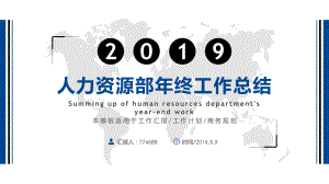 环保公司人力资源部年终工作总结ppt课件.pptx