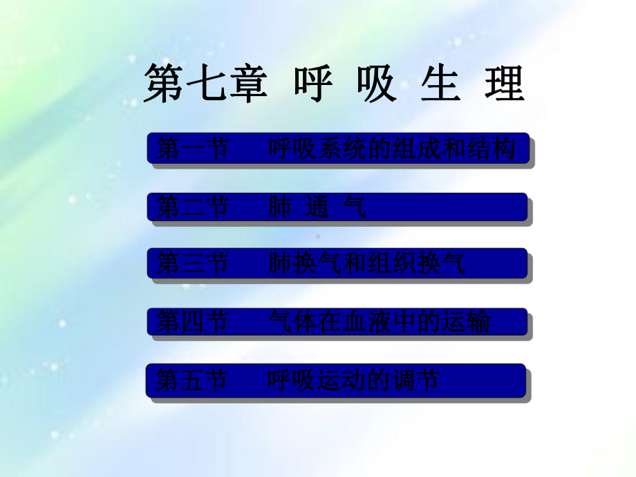 第七章呼吸系统的结构与功能-PPT课件.ppt_第1页