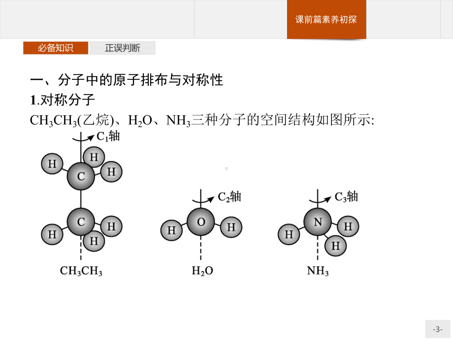 第2章　第2节　第3课时　分子的空间结构与分子性质 ppt课件 -（2019）新鲁科版高中化学选择性必修二.pptx_第3页