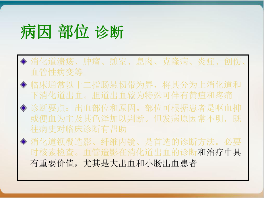 消化道出血的动脉造影诊断和实用PPT课件.pptx_第1页