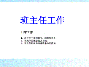 班主任工作常规精品PPT课件.ppt