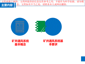 最新法规标准对矿井通风系统管理要求专业知识讲座课件.ppt