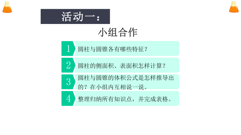 人教版六年级数学下册圆柱与圆锥整理和复习教学课件.pptx_第2页