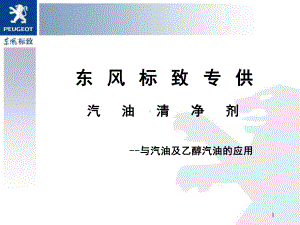 某汽油清净剂介绍PPT幻灯片课件.ppt