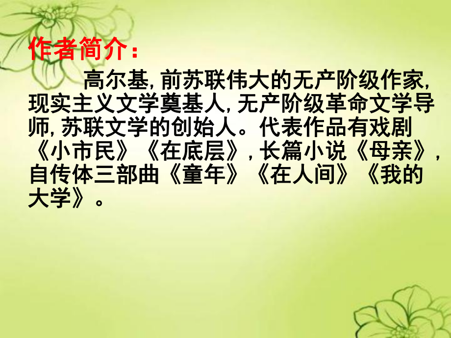 名著阅读-七年级下册《童年》课件.ppt_第2页