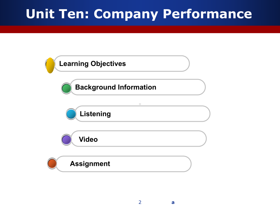 商务英语视听说PPT-Unit-Ten-Company-Performance课件.ppt_第2页