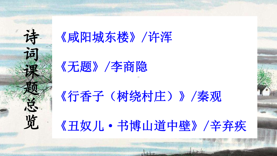 最新部编人教版九年级语文上册课外古诗词诵读ppt优质教学课件教案.ppt_第3页