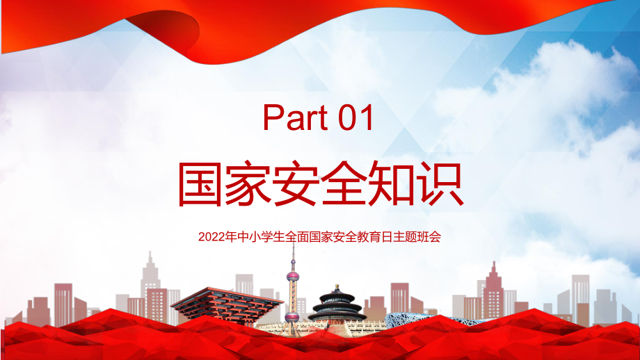 卡通风2022年中小学生全面国家安全教育日主题班会专题团课PPT.pptx_第3页