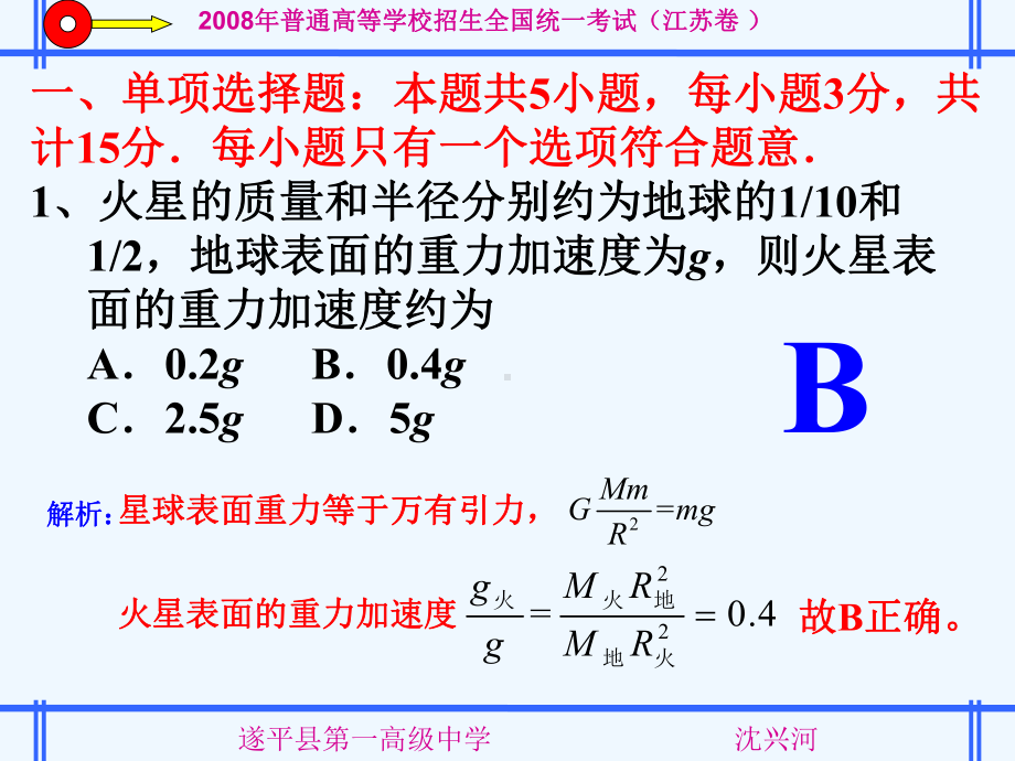 普通高等学校招生全国统一考试(江苏卷-)课件.ppt_第1页