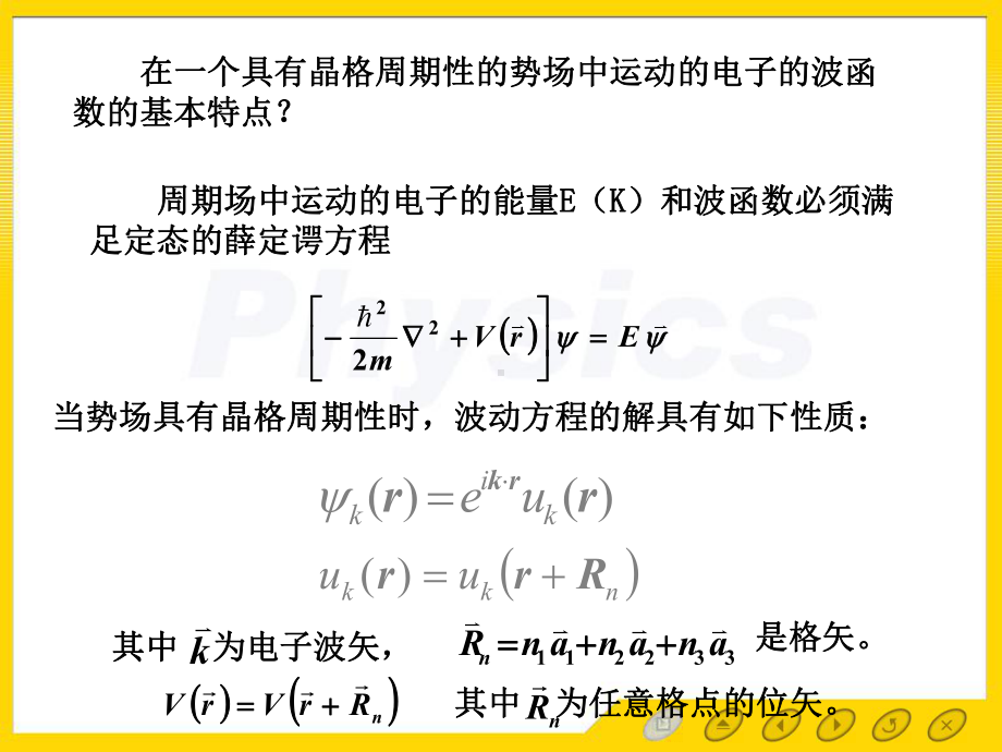 固体物理第5章5.1布洛赫定理课件.ppt_第3页