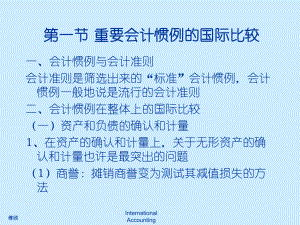 国际会计会计惯例和财务报表国际比较课件.pptx