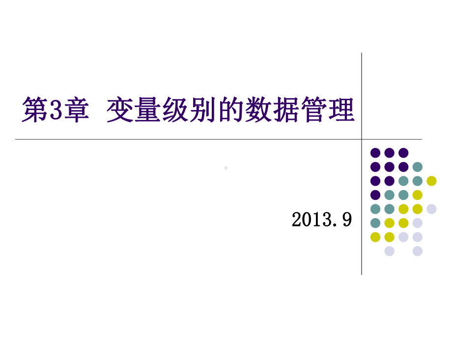 变量级别的数据管理课件.pptx_第1页