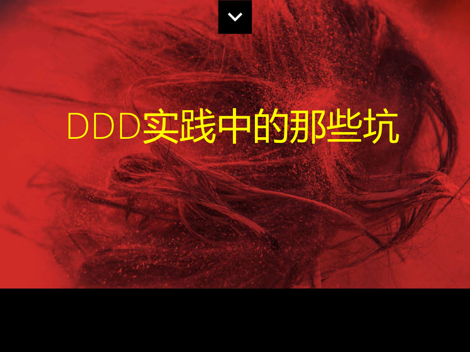 DDD实践中的那些坑.pptx_第1页