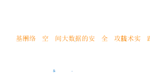 基于网络空间大数据的安全攻防技术实践.pptx