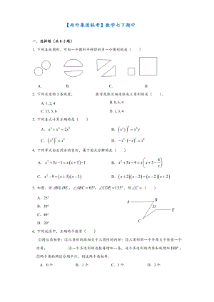 2020-2021南京郑和外国语七年级下册数学期中试卷及答案.pdf