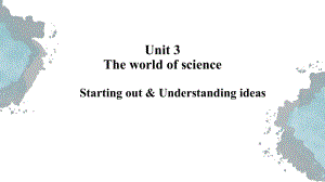 Unit 3 Start ing out&Understanding ideas ppt课件-（2019）新外研版高中英语高一下学期必修第三册.pptx