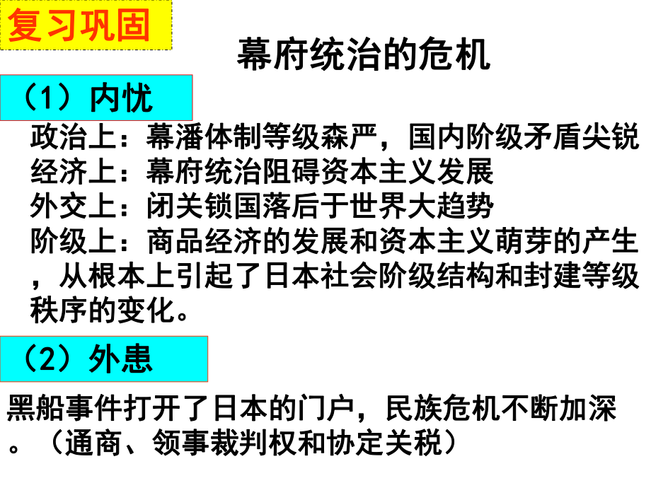 公开课-《倒幕运动和明治政府的成立》(新人教版选修)-完整PPT课件.ppt_第1页