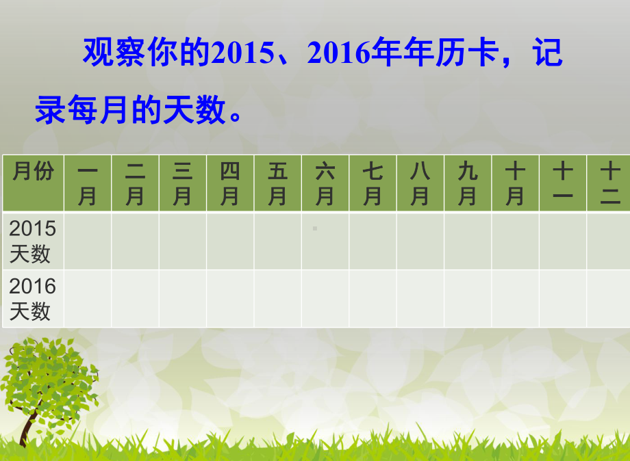 公开课课件人教版三年级数学下册年月日.pptx_第3页