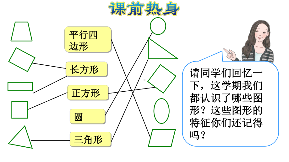 一年级下册数学课件-期末整理与复习-专题二：图形与几何：认识图形和分类整理-人教新课标共34张PPT.ppt_第2页