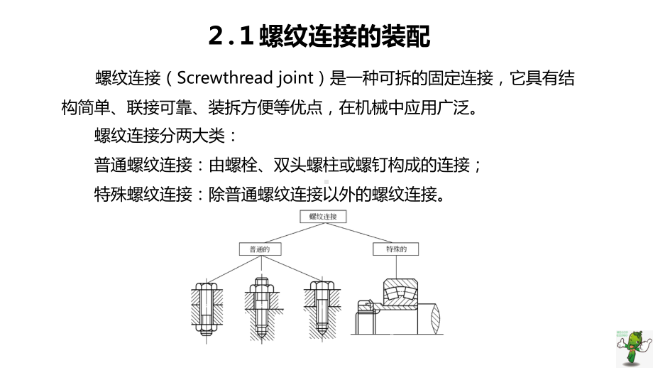 《机械装配技术(第3版)》教学课件—02固定连接的装配.ppt_第2页