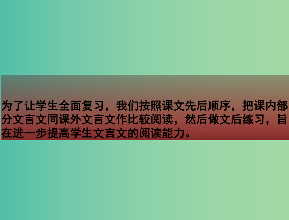 中考语文-古诗文部分-第三章-课外文言文阅读复习课件.ppt_第3页