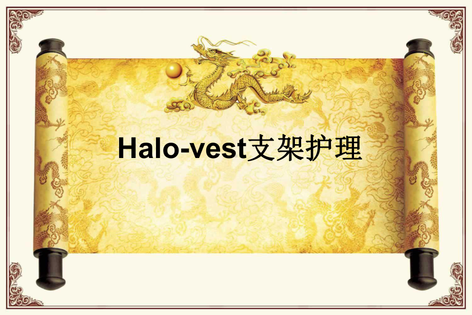 （新整理）halovest支架护理ppt课件.ppt_第1页