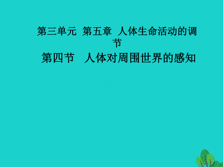 七年级生物下册-第三单元-第五章-第四节-人体对周围世界的感知-耳与听觉课件-(新版)济南版.ppt_第1页