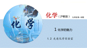 （沪教版）九年级化学第一学期教学课件：1.2-走进化学实验室(精品课件).pptx