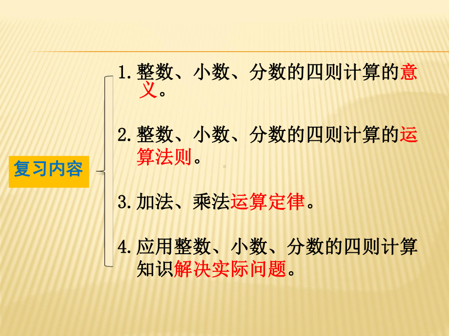 (优质)小学六年级数学总复习数的运算整理与复习PPT课件.ppt_第2页