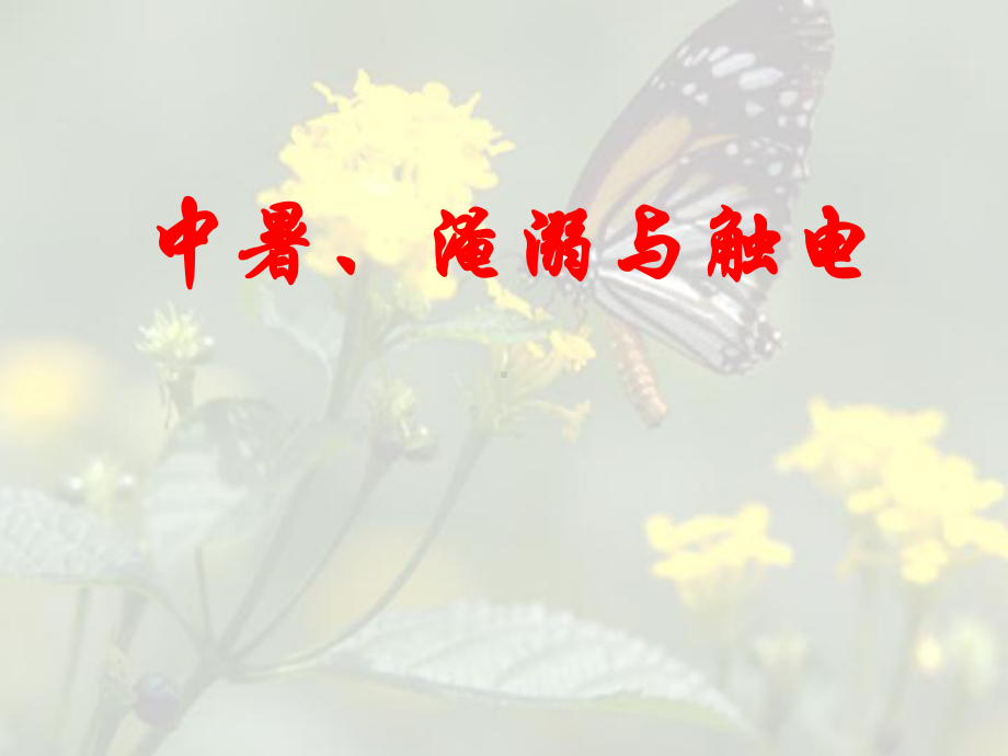 中暑-淹溺与触电课件.ppt_第1页