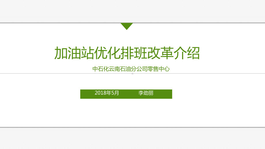 中石化加油站员工改革方法优化排班课件.pptx_第1页