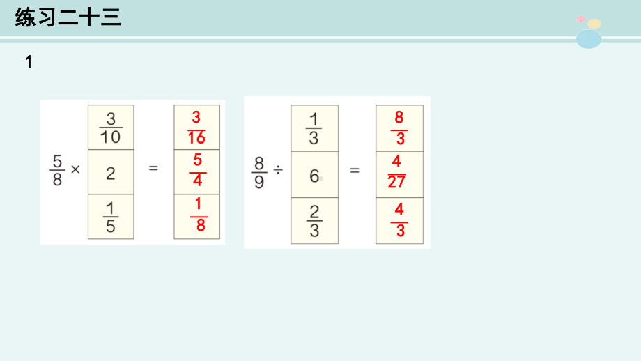 新人教版六年级上册数学练习二十三-完整版PPT课件.pptx_第2页