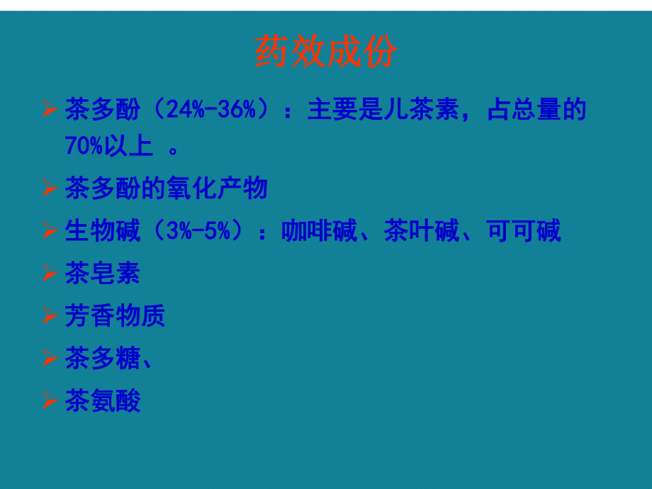 (优选)茶叶中营养成分及药效成分课件.ppt_第3页