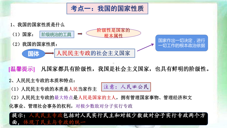 2021届全国新高考政治备考复习：公民的政治生活课件.pptx_第3页